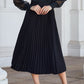Pleated Midi Skirt