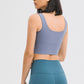 Zipper Front Sport Tank Top