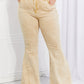Color Theory Flip Side Fray Hem Bell Bottom Jeans in Yellow