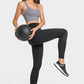 High Waist Ankle-Length Yoga Leggings with Pockets