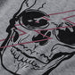 Halloween Skull and Lightning Graphic Tee