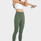 High Waist Ankle-Length Yoga Leggings with Pockets