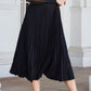 Pleated Midi Skirt