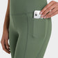 High Waist Ankle-Length Yoga Leggings with Pockets