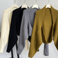 Touka Knitted Shrug Scarf - Black